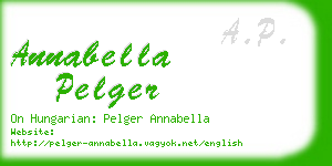 annabella pelger business card